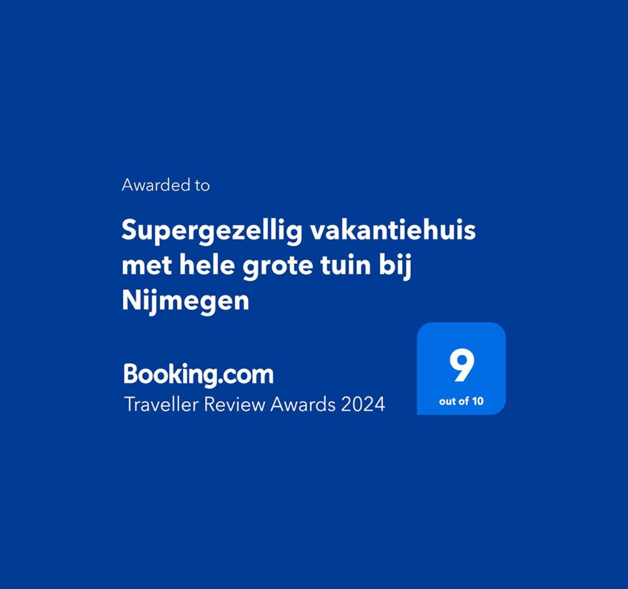Supergezellig Vakantiehuis Met Hele Grote Tuin Bij Nijmegen Ewijk Ngoại thất bức ảnh